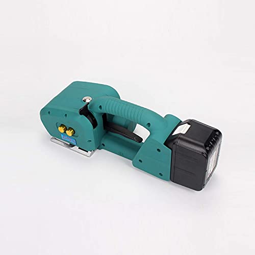 Tragbare elektrische Umreifungsmaschine, batteriebetriebenes, handgeführtes Kunststoff-Umreifungsgerät mit 6000 mA, automatische Heißschmelz-Umreifungsmaschine für 9–16 mm PET/PP-Gurtband-Bündelmasch Tragbare elektrische Umreifungsmaschine, batteriebetriebenes, handgeführtes Kunststoff-Umreifungsgerät mit 6000 mA, automatische Heißschmelz-Umreifungsmaschine für 9–16 mm PET/PP-Gurtband-Bündelmasch von DLAZUM