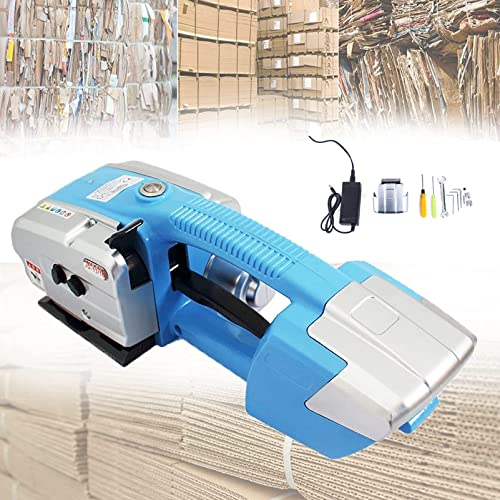 Tragbares elektrisches Umreifungsgerät für 1/2-5/8 Zoll PP und PET, tragbare automatische Verpackungsmaschine zum Umreifen, wiederaufladbare Batterie-Verpackungsumreifungsmaschine für Kartonpaletten Tragbares elektrisches Umreifungsgerät für 1/2-5/8 Zoll PP und PET, tragbare automatische Verpackungsmaschine zum Umreifen, wiederaufladbare Batterie-Verpackungsumreifungsmaschine für Kartonpaletten von DLAZUM