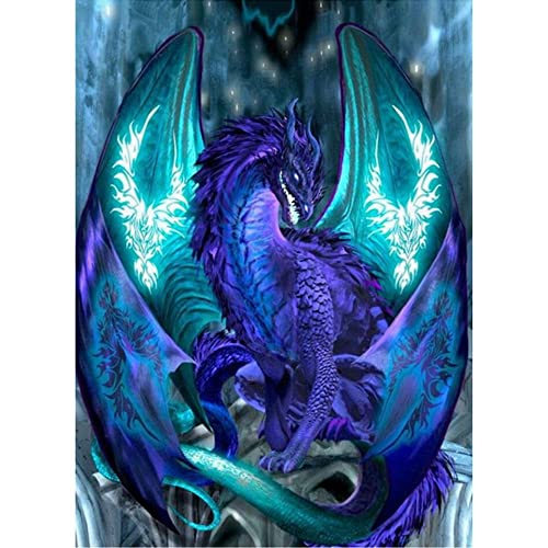 DLMHKA Kreuzstich Stickpackung Drachen 11CT Stickbild Stickvorlage Vorgedruckt Stickset für Anfänger Home Decor 40x50cm DLMHKA Kreuzstich Stickpackung Drachen 11CT Stickbild Stickvorlage Vorgedruckt Stickset für Anfänger Home Decor 40x50cm von DLMHKA