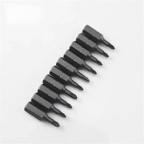 10 Stück 1/4 Zoll 6,35 mm PZ0 PZ1 PZ2 PZ3 Sechskant-Pozi-Schraubendreher-Bits 25 mm(PZ0) von DLNTXFDG