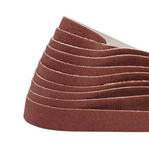 10 Stücke 520x20mm Schleifbänder P40 - P1000 Band for Holz Metall Schleifen Polieren(600#) von DLNTXFDG