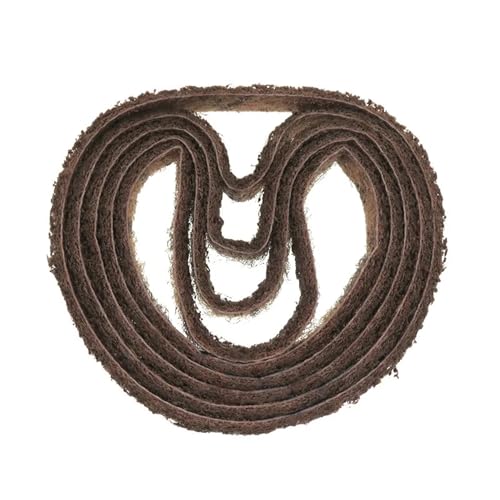 1Pcs 2100x50mm Non-woven Nylon Schleif Schleifen Gürtel for Edelstahl Metall(Brown P150) von DLNTXFDG
