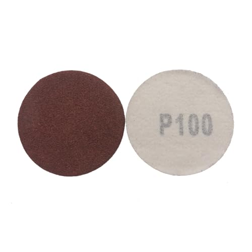 2 zoll 50mm Aluminium Oxid Trockenen 60 Zu 2000 Grits Haken & Loop Schleifpapier(100 Grit,60 Pcs) von DLNTXFDG