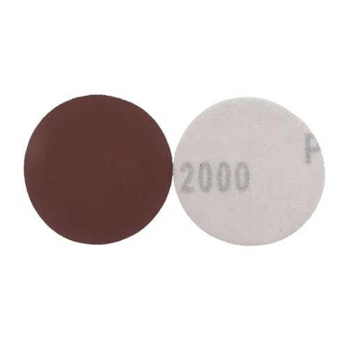 2 zoll 50mm Aluminium Oxid Trockenen 60 Zu 2000 Grits Haken & Loop Schleifpapier(2000 Grit,10 Pcs) von DLNTXFDG