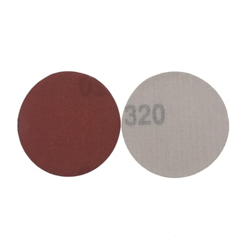 2 zoll 50mm Aluminium Oxid Trockenen 60 Zu 2000 Grits Haken & Loop Schleifpapier(320 Grit,10 Pcs) von DLNTXFDG