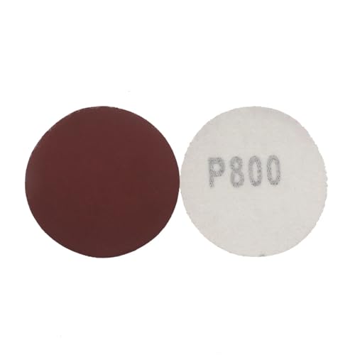 2 zoll 50mm Aluminium Oxid Trockenen 60 Zu 2000 Grits Haken & Loop Schleifpapier(800 Grit,30 Pcs) von DLNTXFDG