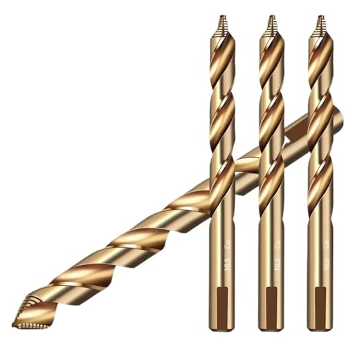 Kobalt-Stufenspiralbohrer, M35-Schnellarbeitsstahl-Bohrer mit geradem Schaft(9.0mm) von DLNTXFDG