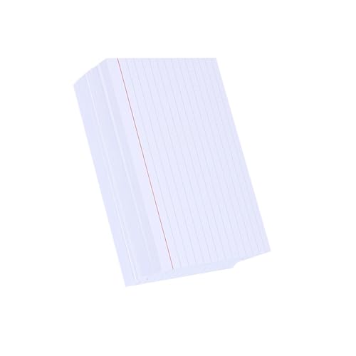 300 Blatt linierte Indexkarten, Lernnotizen, Lernkarten, Schule, Bürobedarf für Memos, Malen, Lernen von DLUKENY