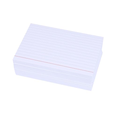 300 Blatt linierte Indexkarten, Lernnotizen, Lernkarten, Schule, Bürobedarf für Memos, Malen, Lernen 300 Blatt linierte Indexkarten, Lernnotizen, Lernkarten, Schule, Bürobedarf für Memos, Malen, Lernen von DLUKENY