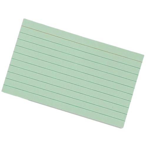 Buntes Karteikarten-Notizpapier, 50 Blatt, liniert, 7,6 x 12,7 cm, kleine linierte Notizkarten zum Schreiben, Tagebuch, Studium, Notizkarten von DLUKENY