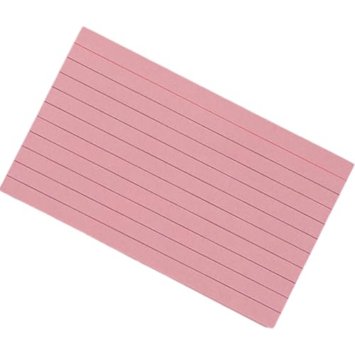 Buntes Karteikarten-Notizpapier, 50 Blatt, liniert, 7,6 x 12,7 cm, kleine linierte Notizkarten zum Schreiben, Tagebuch, Studium, Notizkarten von DLUKENY
