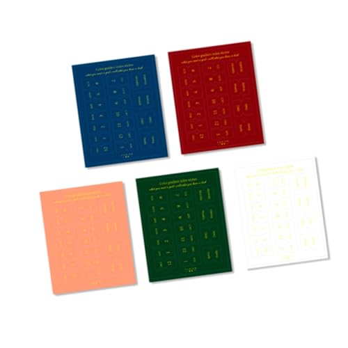 DLUKENY 10 Blatt monatliche Registerkarten, indizierte Aufkleber, bunt, monatliche Trennstreifen, einfache dekorative Klebe-Indexierung für Büro DLUKENY 10 Blatt monatliche Registerkarten, indizierte Aufkleber, bunt, monatliche Trennstreifen, einfache dekorative Klebe-Indexierung für Büro von DLUKENY