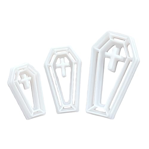 DLUKENY 3 Stück Halloween-Kreuze, Tonschneider, Ton-Schneidformen, Kreuz, Ton, Ohrringe, Ausstecher, dekorative Formen für Schmuckherstellung DLUKENY 3 Stück Halloween-Kreuze, Tonschneider, Ton-Schneidformen, Kreuz, Ton, Ohrringe, Ausstecher, dekorative Formen für Schmuckherstellung von DLUKENY