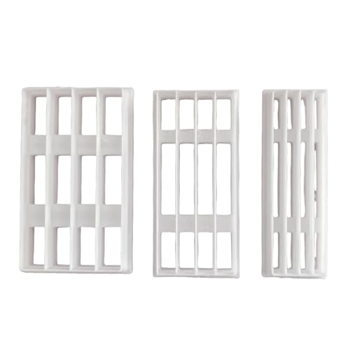 DLUKENY 3 x geometrische Ton-Ohrringschneider für Schmuckherstellung, geometrischer Gitter-Tonschneider für Ohrringherstellung DLUKENY 3 x geometrische Ton-Ohrringschneider für Schmuckherstellung, geometrischer Gitter-Tonschneider für Ohrringherstellung von DLUKENY