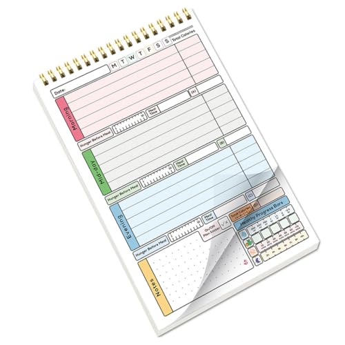 DLUKENY A 5 Kalorien Planer Zeitpläne Notizblöcke Gewohnheiten Tracker Notizbuch Journal Gewohnheiten Kalender mit Spiralbindung für den täglichen Gebrauch DLUKENY A 5 Kalorien Planer Zeitpläne Notizblöcke Gewohnheiten Tracker Notizbuch Journal Gewohnheiten Kalender mit Spiralbindung für den täglichen Gebrauch von DLUKENY