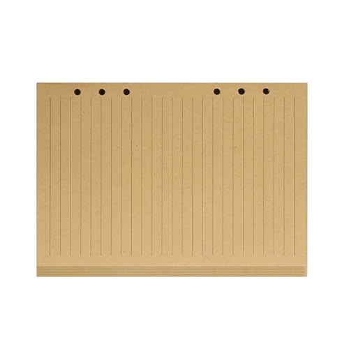 DLUKENY A 5 Nachfüllpapiere liniert 80 Blatt 6 Löcher Nachfülleinlagen liniertes Papier Nachfüllpapier Nachfüllbar Notizpapier für Notizbuch Skizze von DLUKENY