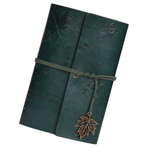 DLUKENY A 6 Travel Notebooks Retro Notebook Leaf Notebook Office School Supplies for Students DLUKENY A 6 Travel Notebooks Retro Notebook Leaf Notebook Office School Supplies for Students von DLUKENY