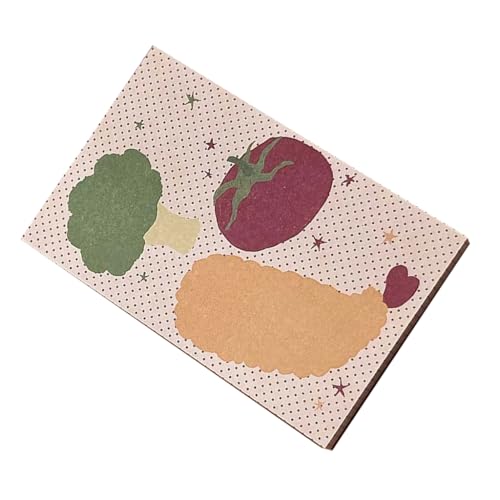DLUKENY Haftnotizen, Erdbeermotiv, schöner Schreibblock, einfacher Notizblock, leicht zu schreiben, multifunktionaler Notizblöcke, Papierblock DLUKENY Haftnotizen, Erdbeermotiv, schöner Schreibblock, einfacher Notizblock, leicht zu schreiben, multifunktionaler Notizblöcke, Papierblock von DLUKENY