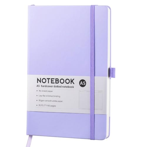 DLUKENY Hardcover-Leder-Notizbuch, 192 Seiten, College-Notizbuch, Tagebuch, Business-Notizblöcke zum Schreiben, Tagebuch, 21,6 x 14,5 cm von DLUKENY