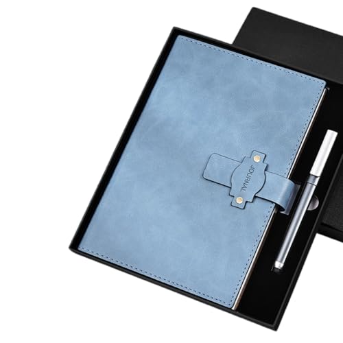DLUKENY Hardcover Leder-Notizbuch, 224 Seiten, College, liniert, Tagebuch, Reisen, Business, Notizblöcke zum Schreiben von Journaling DLUKENY Hardcover Leder-Notizbuch, 224 Seiten, College, liniert, Tagebuch, Reisen, Business, Notizblöcke zum Schreiben von Journaling von DLUKENY