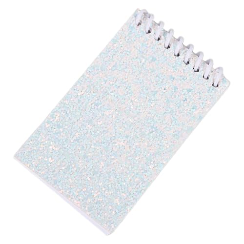 DLUKENY Kleines Notizbuch mit Doppelspulenbindung, Taschennotizblöcke mit 20 Blatt, unliniert, kleiner Skizzenblock mit bunten Pailletteneinband DLUKENY Kleines Notizbuch mit Doppelspulenbindung, Taschennotizblöcke mit 20 Blatt, unliniert, kleiner Skizzenblock mit bunten Pailletteneinband von DLUKENY