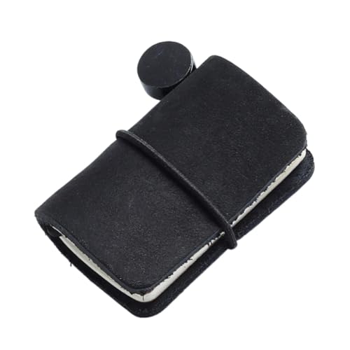 DLUKENY Leder-Notizbücher, 3,2 x 4,7 cm, kleines Tagebuch, Schreibblock, 60 Seiten, unliniert, für Geschäftsleute und Studenten DLUKENY Leder-Notizbücher, 3,2 x 4,7 cm, kleines Tagebuch, Schreibblock, 60 Seiten, unliniert, für Geschäftsleute und Studenten von DLUKENY