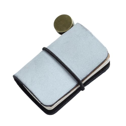 DLUKENY Leder-Notizbücher, 3,2 x 4,7 cm, kleines Tagebuch, Schreibblock, 60 Seiten, unliniert, für Geschäftsleute und Studenten DLUKENY Leder-Notizbücher, 3,2 x 4,7 cm, kleines Tagebuch, Schreibblock, 60 Seiten, unliniert, für Geschäftsleute und Studenten von DLUKENY