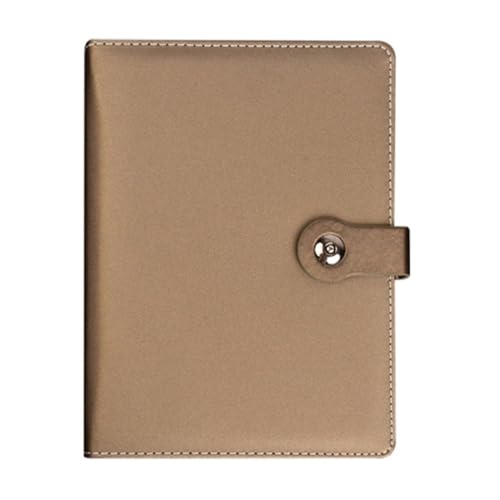DLUKENY Notizbuch mit 6 Ringen, Hardcover, mit Kartentasche, 160 Seiten, Colleged Liniert, 6 Ringe, Binder Journal Notizblöcke für Journaling DLUKENY Notizbuch mit 6 Ringen, Hardcover, mit Kartentasche, 160 Seiten, Colleged Liniert, 6 Ringe, Binder Journal Notizblöcke für Journaling von DLUKENY