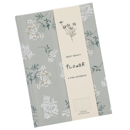 DLUKENY Notizbücher mit Blumenmuster, 5 Notizblöcke, Tagebuch, Hardcover, Reise-Notizbuch, Schreibwaren, Notizblöcke für Studenten DLUKENY Notizbücher mit Blumenmuster, 5 Notizblöcke, Tagebuch, Hardcover, Reise-Notizbuch, Schreibwaren, Notizblöcke für Studenten von DLUKENY