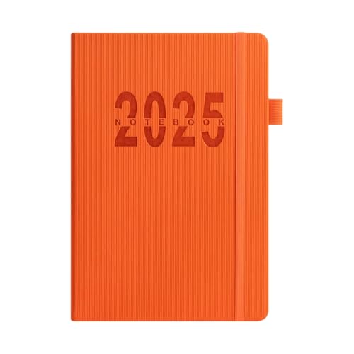 DLUKENY Planer 2025, Tag pro Seite, Tagesplaner 2025, vom 01.2025-12.2025, Hardcover Akademischer Planer mit bunten Monatsmarken von DLUKENY