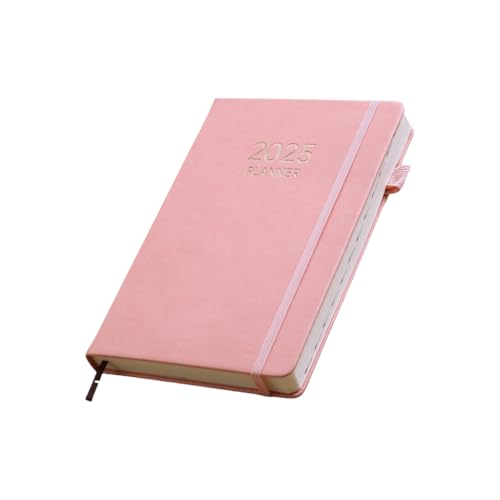 DLUKENY Tagesplaner 2025, Ganzjahresplaner, Notizbuch von bis Dezember, Hardcover, akademischer Planer mit buntem Monatsmarken DLUKENY Tagesplaner 2025, Ganzjahresplaner, Notizbuch von bis Dezember, Hardcover, akademischer Planer mit buntem Monatsmarken von DLUKENY
