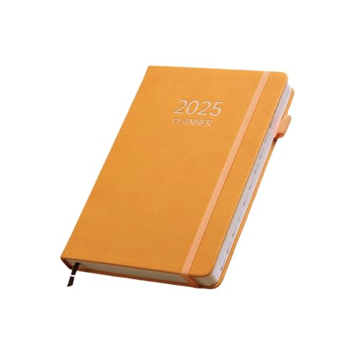 DLUKENY Tagesplaner 2025, Ganzjahresplaner, Notizbuch von bis Dezember, Hardcover, akademischer Planer mit buntem Monatsmarken DLUKENY Tagesplaner 2025, Ganzjahresplaner, Notizbuch von bis Dezember, Hardcover, akademischer Planer mit buntem Monatsmarken von DLUKENY