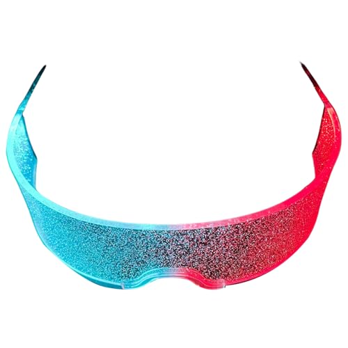 DLUKENY Trendige LED Glühen Glühende Leichte Blinkende Gläser Unisex Brillen Für Partys Festivals Und Feierlichkeiten von DLUKENY