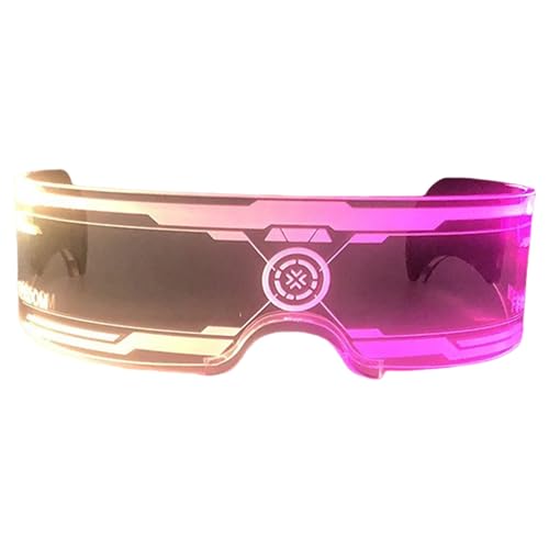 DLUKENY Trendige LED Glühen Glühende Leichte Blinkende Gläser Unisex Brillen Für Partys Festivals Und Feierlichkeiten von DLUKENY