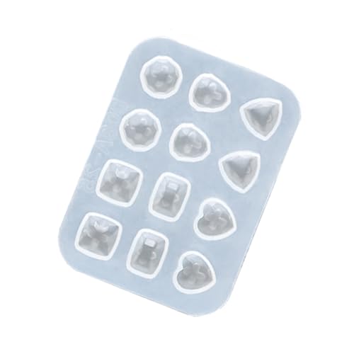 Modisches Ohrring-Set, stabiles Silikonform-Set, tragbar, für stilvolle Schmuckherstellung, Harzguss-Set von DLUKENY