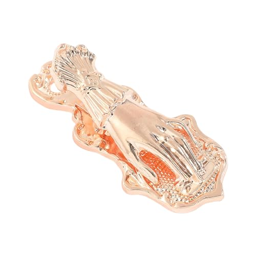 Papier-Aufbewahrungsklammer für Damen, Handform, Buchklammern, Tagebuchklammern, Papierklemme, Ordner, Metall-Seitenhalter, Damenhandbücher, Clip, Metall-Seitenhalter, Retro, für Büro von DLUKENY