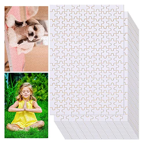 Sublimations-Puzzle, 10,2 x 15,2 cm, Wärmeübertragungsdruck, Rohlinge, Puzzle, handgefertigt, 150 Stück Sublimations-Puzzle, 10,2 x 15,2 cm, Wärmeübertragungsdruck, Rohlinge, Puzzle, handgefertigt, 150 Stück von DLUKENY