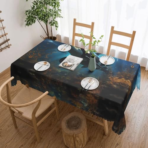 DLXW Hochwertige, schmutzabweisende Tischdecke für Picknicks, Küchen und Urlaubsessen, Einheitsgröße DLXW Hochwertige, schmutzabweisende Tischdecke für Picknicks, Küchen und Urlaubsessen, Einheitsgröße von DLXW