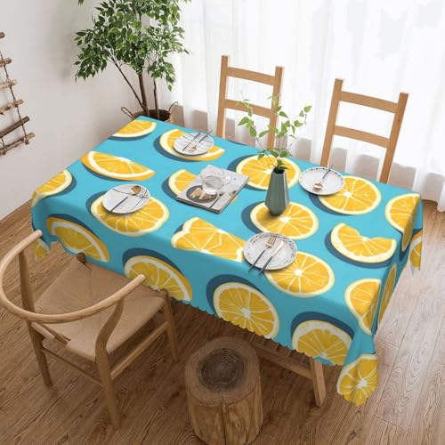 DLXW Premium schmutzabweisende Tischdecke mit Keilabsätzen für Picknicks im Freien, gezackte Polyester-Tischdecke von DLXW