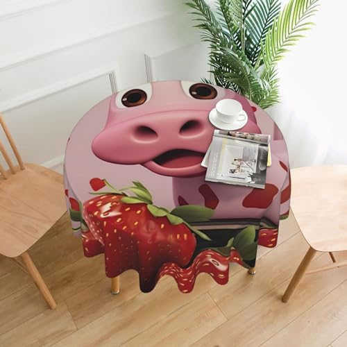 DLXW Runde Tischdecke, 152,4 cm, wasserdichtes Polyester, vielseitige dekorative Tischdecke für Outdoor, Indoor, Festivals, Partys usw., um Ihren Tisch zu schützen DLXW Runde Tischdecke, 152,4 cm, wasserdichtes Polyester, vielseitige dekorative Tischdecke für Outdoor, Indoor, Festivals, Partys usw., um Ihren Tisch zu schützen von DLXW