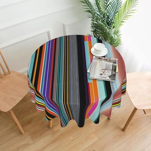 DLXW Runde Tischdecke, 152,4 cm, wasserdichtes Polyester, vielseitige dekorative Tischdecke für Outdoor, Indoor, Festivals, Partys usw., um Ihren Tisch zu schützen DLXW Runde Tischdecke, 152,4 cm, wasserdichtes Polyester, vielseitige dekorative Tischdecke für Outdoor, Indoor, Festivals, Partys usw., um Ihren Tisch zu schützen von DLXW