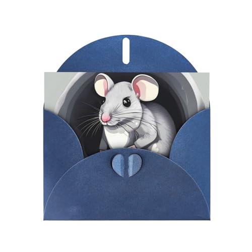 Geburtstagskarte Maus im Loch mit Umschlag - Premium-Stil, einzigartige Dekorationen, erhebende Wünsche! Geburtstagskarte Maus im Loch mit Umschlag - Premium-Stil, einzigartige Dekorationen, erhebende Wünsche! von DLXW