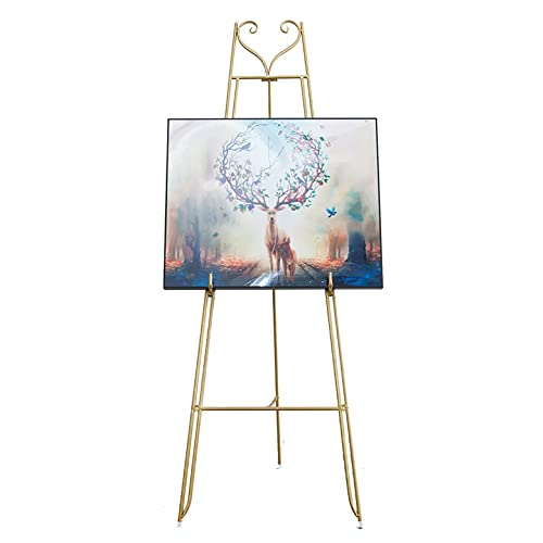 Starke und langlebige Künstler-Staffelei, 120 cm, Posterständer, bodenstehend, für Erwachsene, Studio-Staffelei, geeignet für Hochzeit, Aufführung, Werbung, Präsentationsständer (150 cm) von DLYZAYE