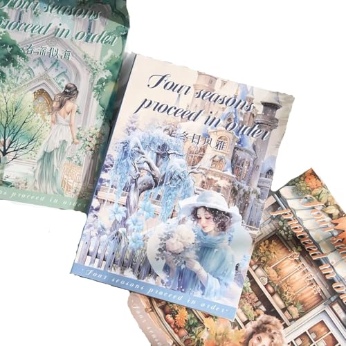 DLZFUDTY Sticker,Aufkleber Mädchen Vier Jahreszeiten Landschaft Material PET Aufkleber Dieses Handbuch Dekorative Aufkleber Buch Scrapbooking Material DLZFUDTY Sticker,Aufkleber Mädchen Vier Jahreszeiten Landschaft Material PET Aufkleber Dieses Handbuch Dekorative Aufkleber Buch Scrapbooking Material von DLZFUDTY