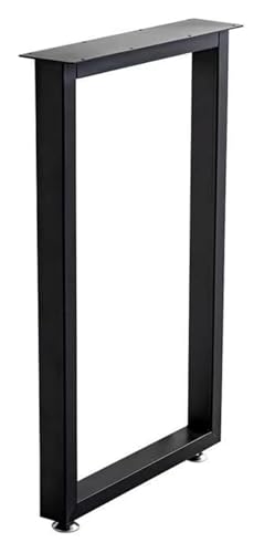 DMBBSAPBSH Tischkufen,Tischbeine Metall,Tischbeine aus Stahl, Hochleistungsstahl-Tischbeine, industrielles Schreibtisch-Möbelbein for Esstisch(1 Pack,W30H70CM) von DMBBSAPBSH