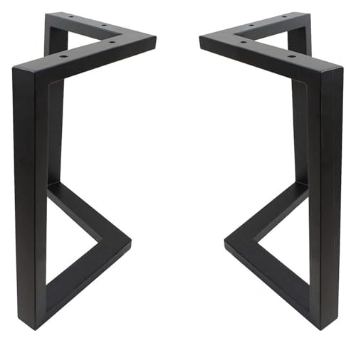 DMBBSAPBSH Tischkufen,Tischbeine Metall,Tischbeine aus Stahl, Industrielles Tischbein - Möbelbein aus Metall, Tischbeine aus Metall, Möbelbein aus Stahl(H42cm) von DMBBSAPBSH