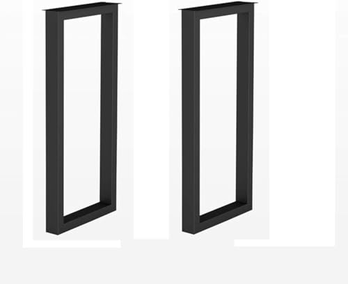 DMBBSAPBSH Tischkufen,Tischbeine Metall,Tischbeine aus Stahl, Möbelbeine – Schreibtischbeine, Tischbeine for Küchen-Esstische, Stehtische, Tischläufer, Tischbeine aus Metall(Black) von DMBBSAPBSH