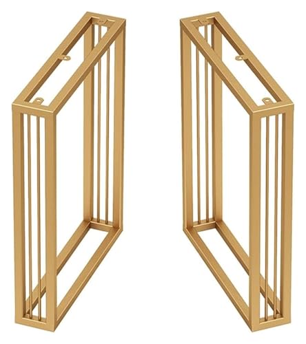 DMBBSAPBSH Tischkufen,Tischbeine Metall,Tischbeine aus Stahl, Tischbeine aus Metall, Möbelbeine aus Metall, Couchtischbeine, Esstischbeine, Schreibtischbeine(Gold) von DMBBSAPBSH
