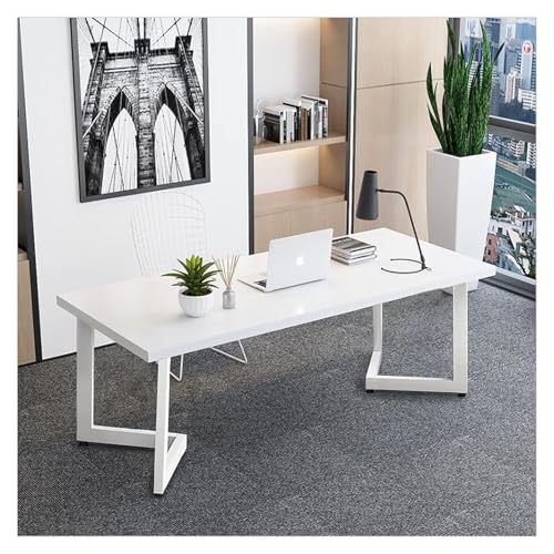 DMBBSAPBSH Tischkufen,Tischbeine Metall,Tischbeine aus Stahl, Tischbeine aus Metall - Möbelbeine - Schreibtischbeine, Moderne geschweißte Schreibtischbeine aus Gusseisen, Couchtischbeine(White) von DMBBSAPBSH
