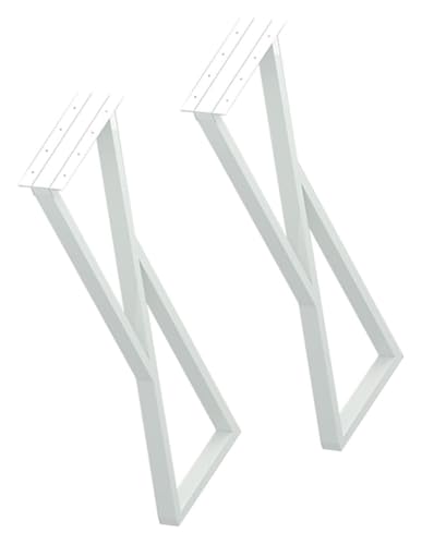 DMBBSAPBSH Tischkufen,Tischbeine Metall,Tischbeine aus Stahl, Tischbeine aus Metall – Möbelbeine – Schreibtischbeine, Tischbeine aus Metall for Couchtische, Möbelkonsolentische(Black) von DMBBSAPBSH